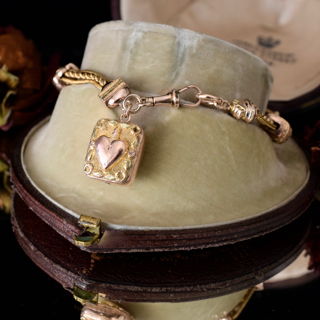 Victorian 9ct Yellow/Rose Gold And Gold Cased Albertina Circa 1880