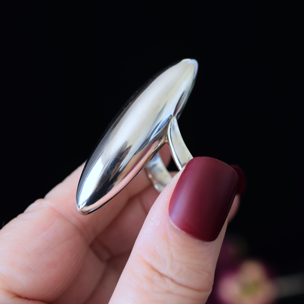 Georg Jensen Sterling Silver Ring 20 Grams (No Longer In Production)