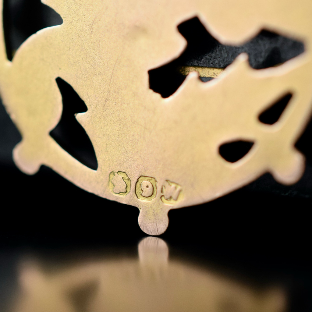 Antique Australian 9ct Rose Gold ‘Dinna Forget’ Pendant by Willis and Sons Circa 1910