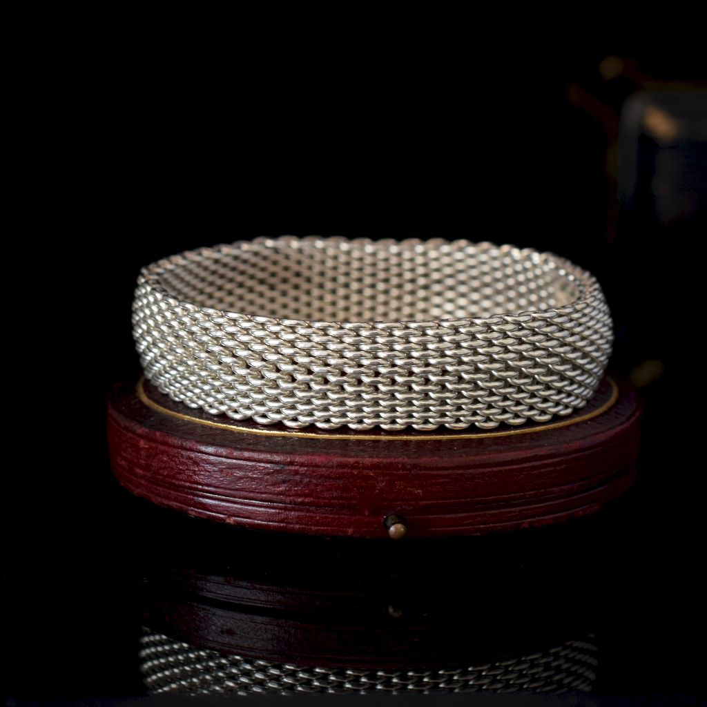 Tiffany & Co. Sterling Silver ‘Somerset’ Mesh Bracelet