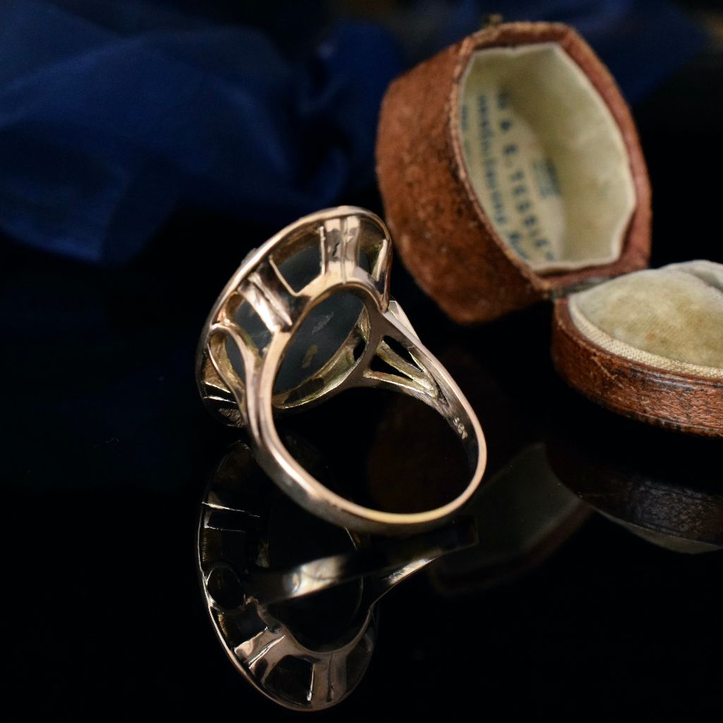 Stunning 9ct Rose Gold Opal Triplet Ring