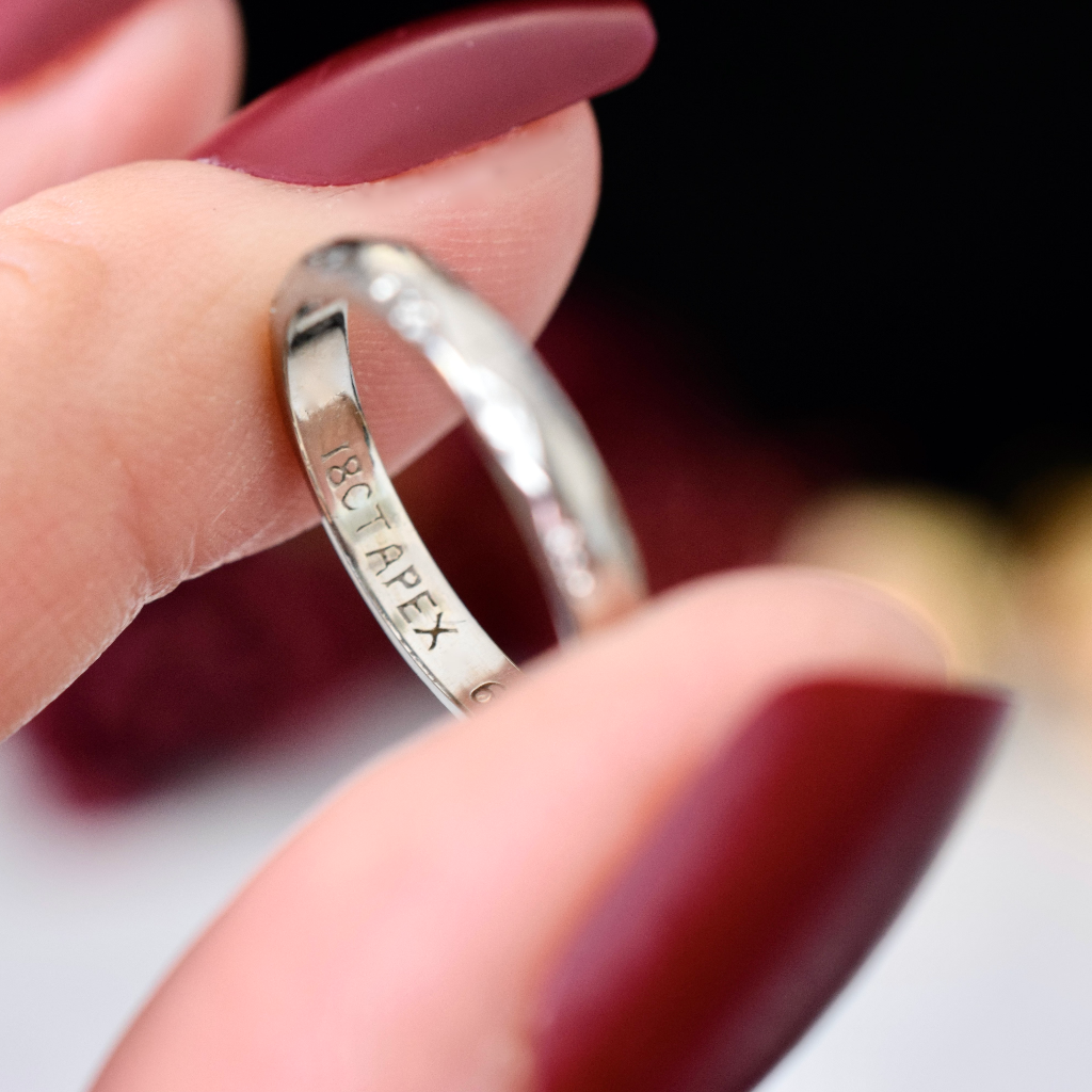 Vintage Australian 18ct White Gold ‘Rodd - Apex’ ring circa 1940’s
