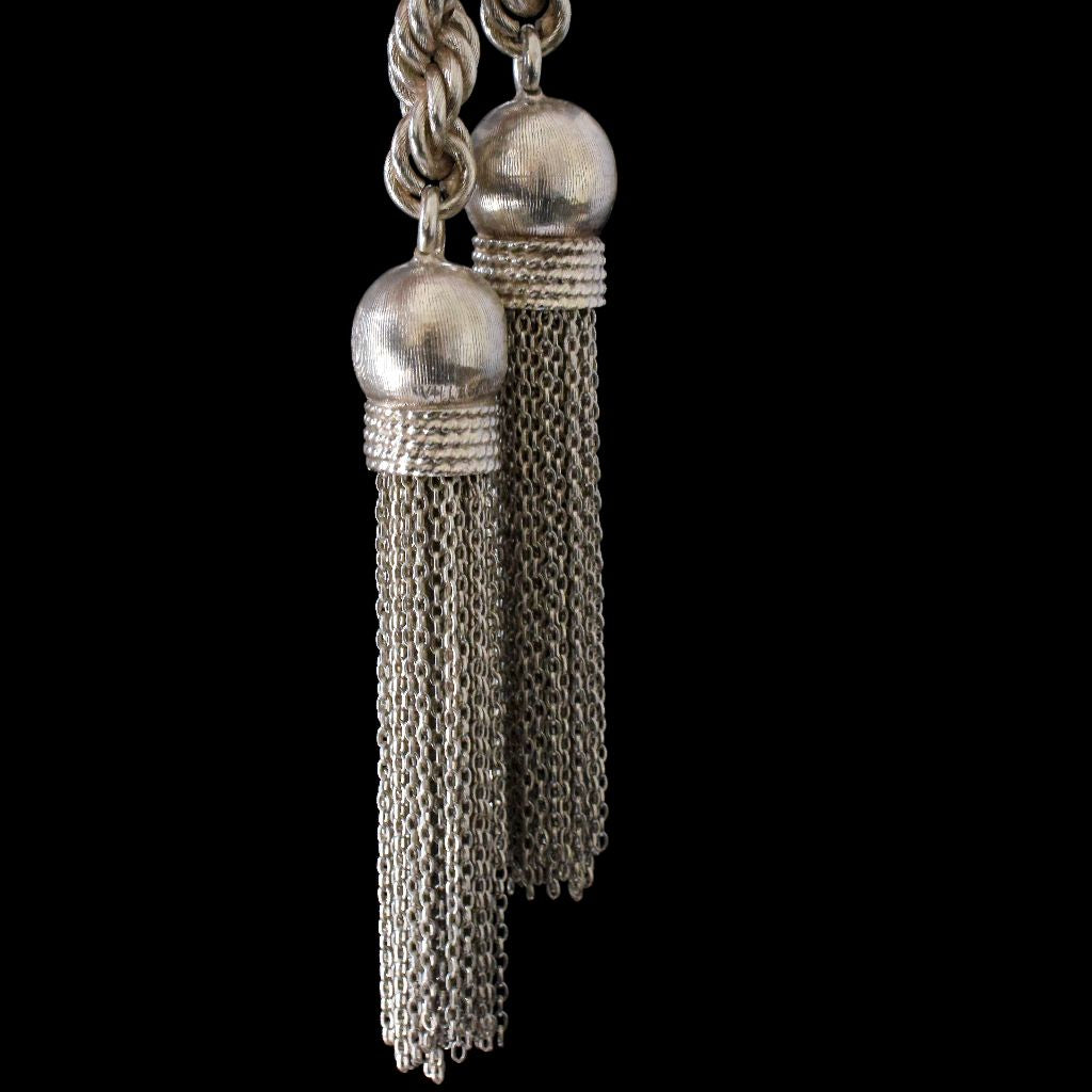 Huge Retro Sterling Silver ‘Lariat’ By Alfredo Villasana 208.6 Grams Circa 1950