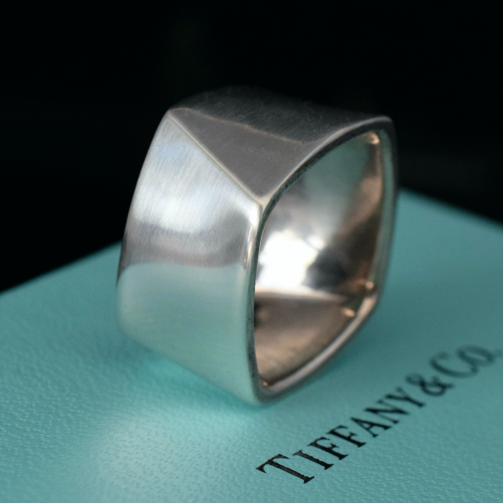 Frank Gehry Tiffany & Co. Sterling Silver Torque Ring