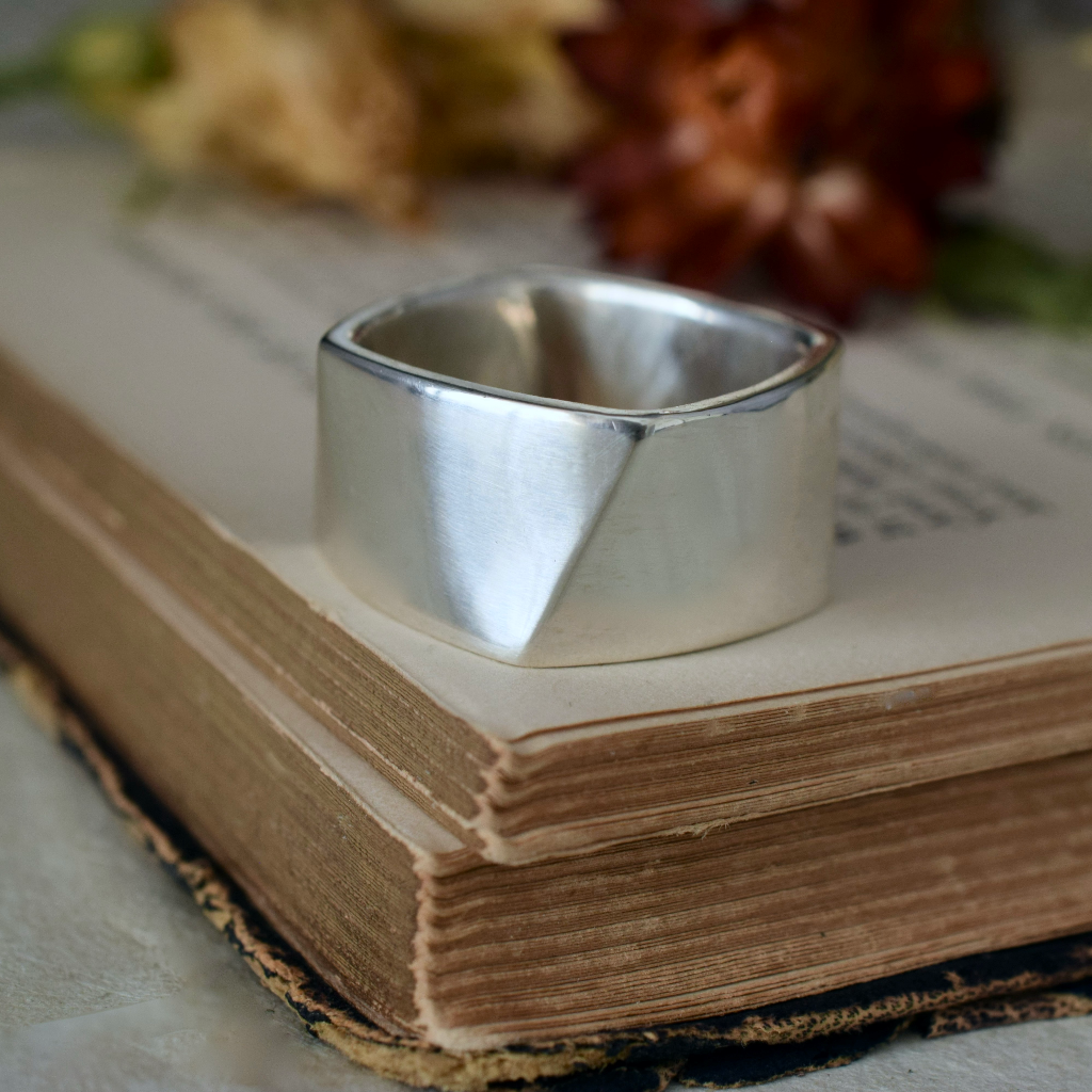 Frank Gehry Tiffany & Co. Sterling Silver Torque Ring