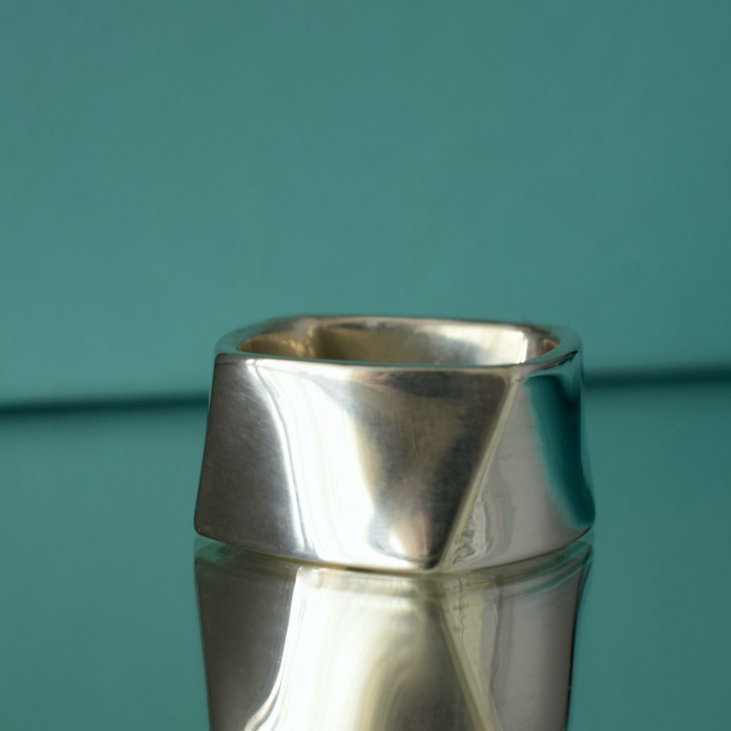 Frank Gehry Tiffany & Co. Sterling Silver Torque Ring
