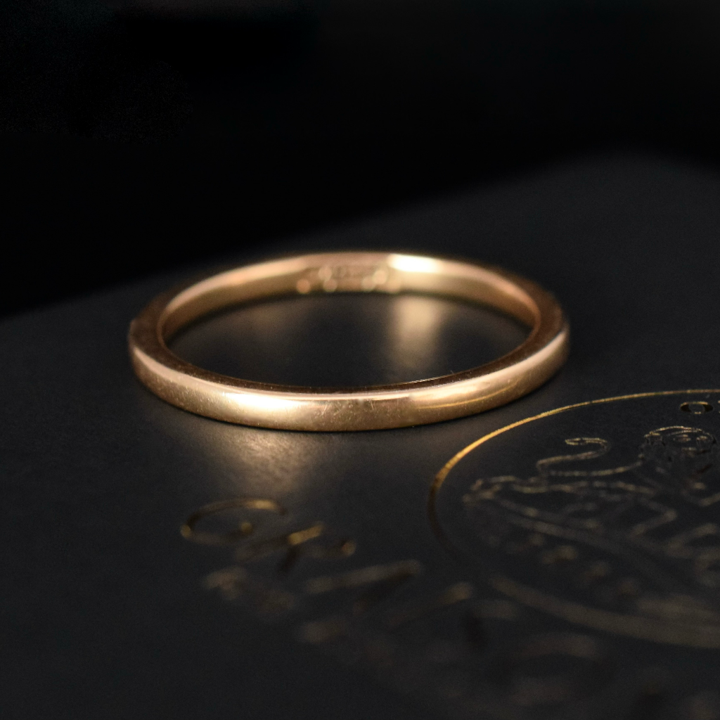 Antique Australian 15ct Yellow Gold Ring By Larard Brothers Circa 1915