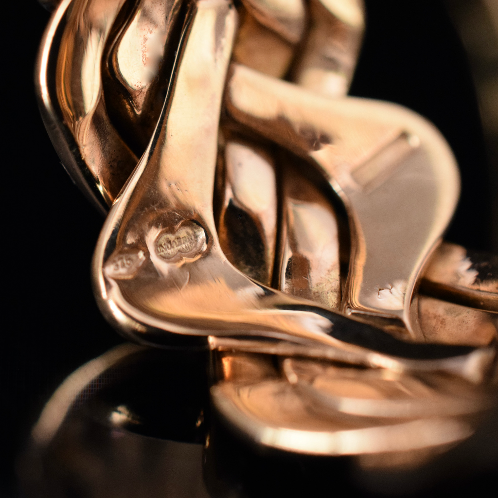 Vintage Italian 9ct Rose Gold ‘UnoAErre’ Six Piece Puzzle Ring