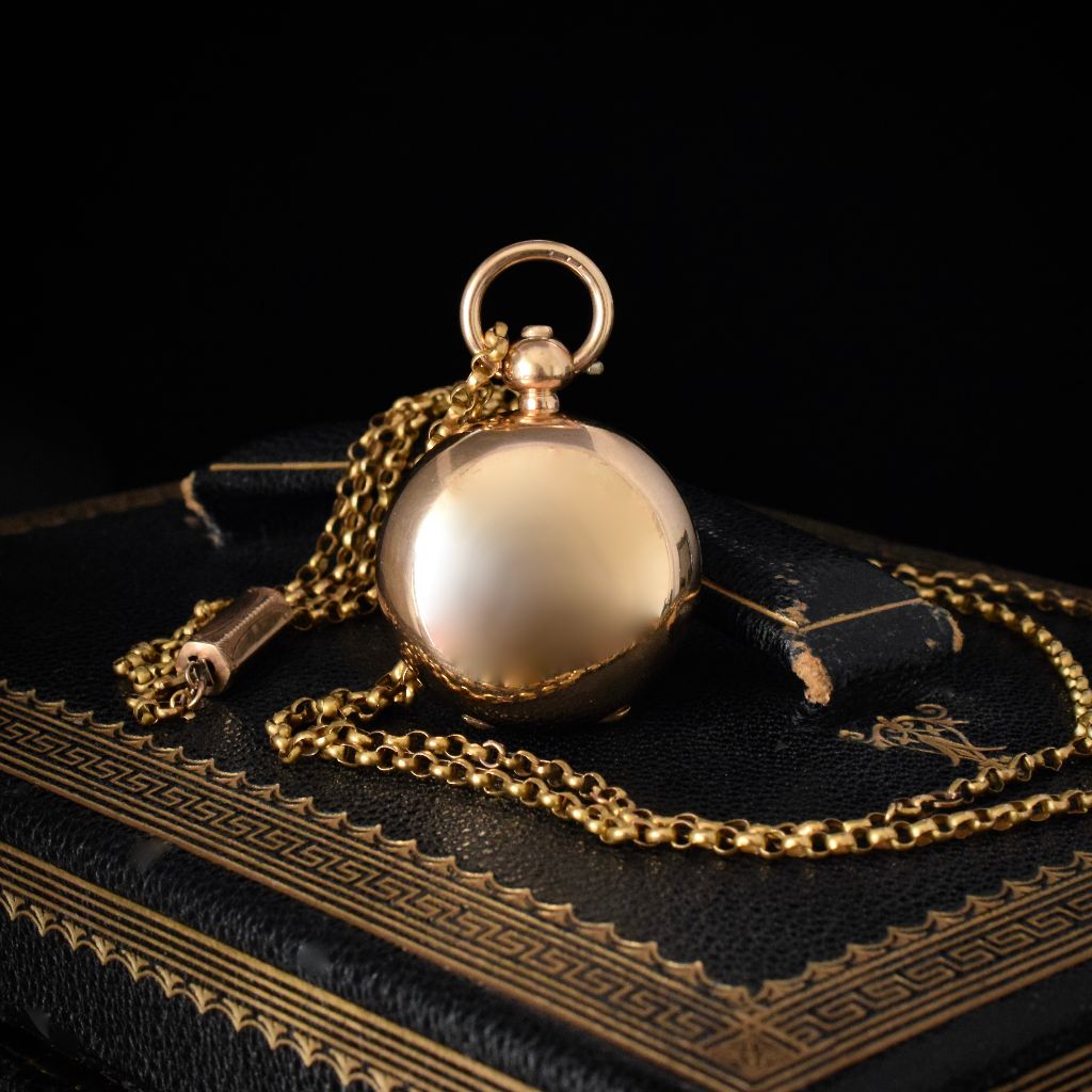 Edwardian 9ct Gold **Filled** Sovereign Case Made in England by Dennison Watch Case Co