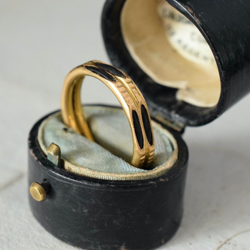 Superb Antique 22ct Yellow Gold British Raj Era Elephant Hair Ring