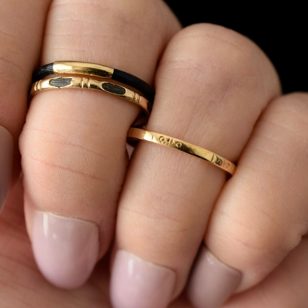 Vintage Australian 18ct Yellow Gold Wedding Ring/ Band by ‘Apex’ (Rodd) Circa 1940