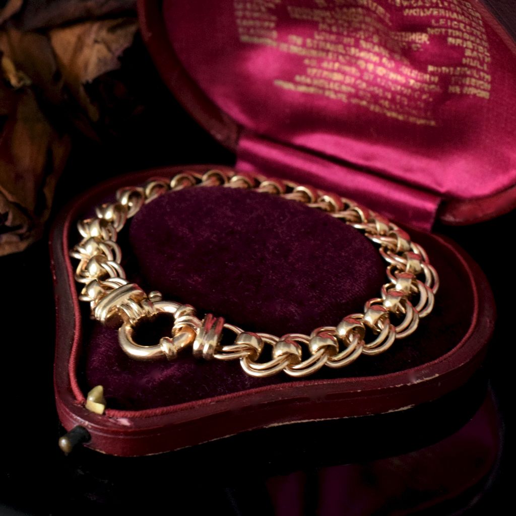 Modern 9ct Yellow Gold ‘Rollo’ Bracelet 29.16 Grams