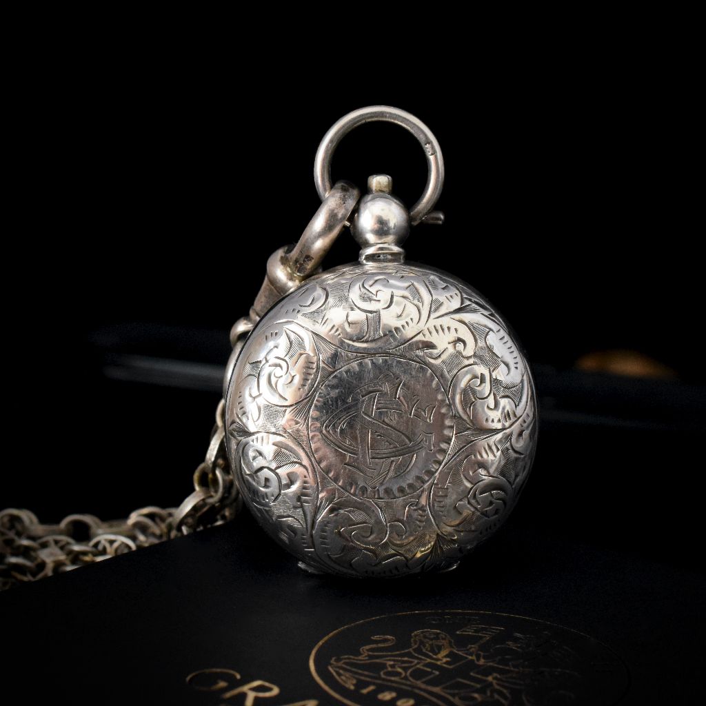 Antique Edwardian Sterling Silver Sovereign Case 1910 By E.J Houlston