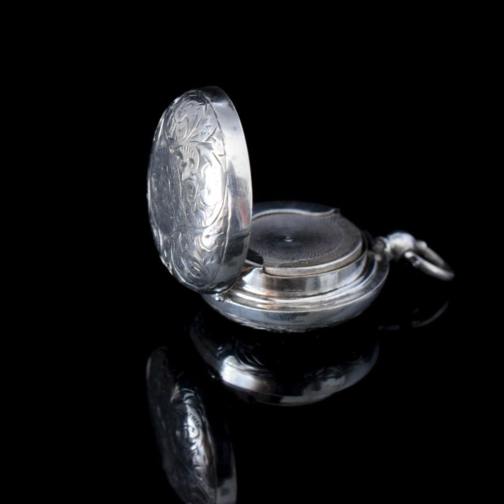 Antique Edwardian Sterling Silver Sovereign Case 1910 By E.J Houlston