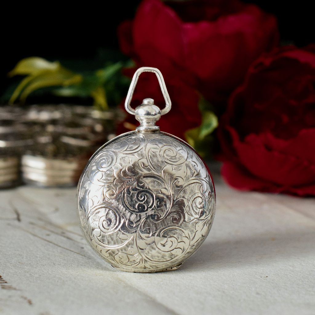Antique Sterling Silver Sovereign Case Hallmarked ’T Heatley’ Birmingham Dated 1901