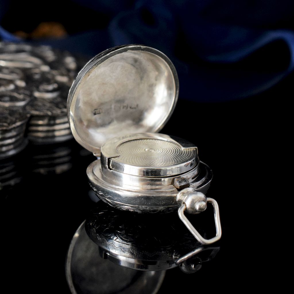 Antique Sterling Silver Sovereign Case Hallmarked ’T Heatley’ Birmingham Dated 1901