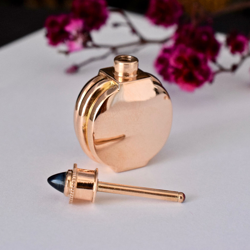 Superb 18ct Rose Gold Perfume Bottle/Dropper
