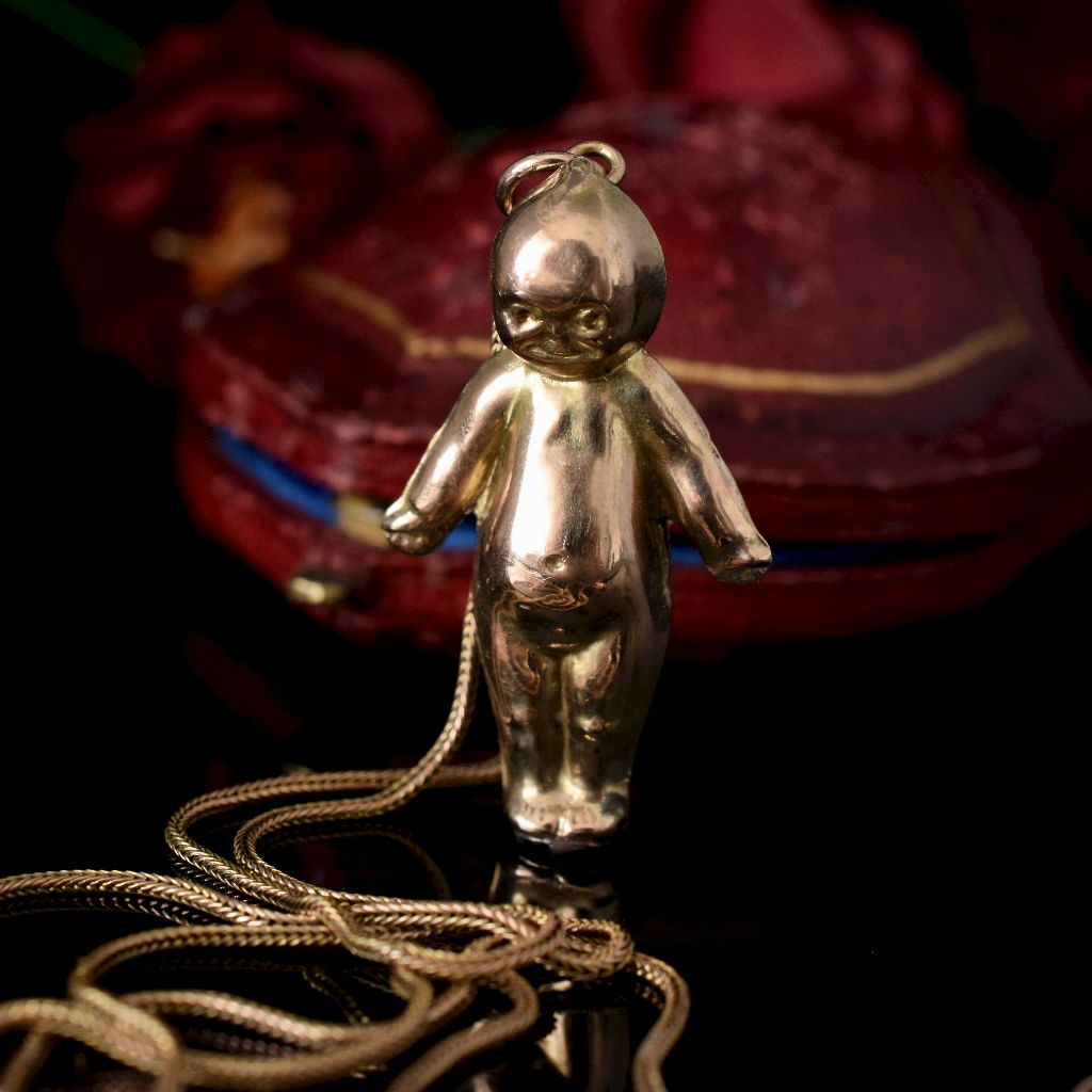 Antique Australian 9ct Gold ‘Kewpie’ Pendant Circa 1910