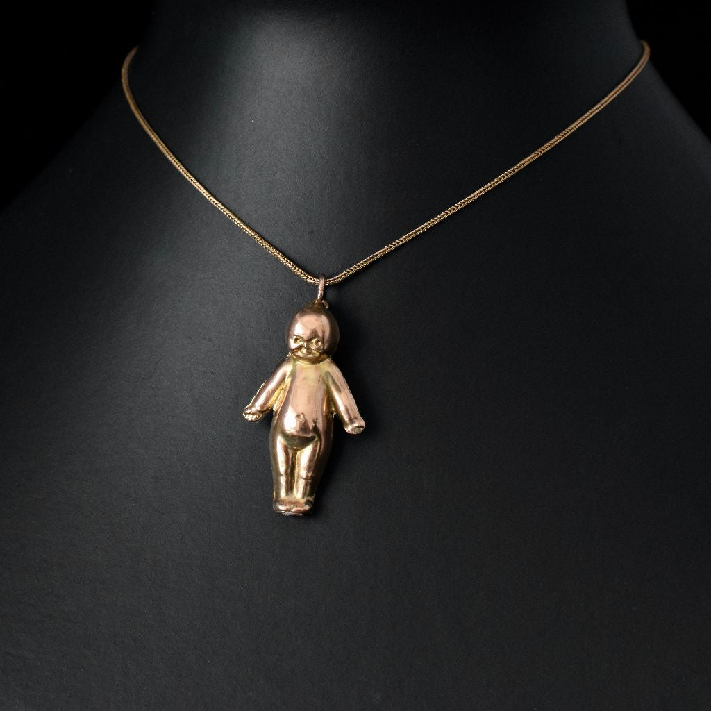 Antique Australian 9ct Gold ‘Kewpie’ Pendant Circa 1910