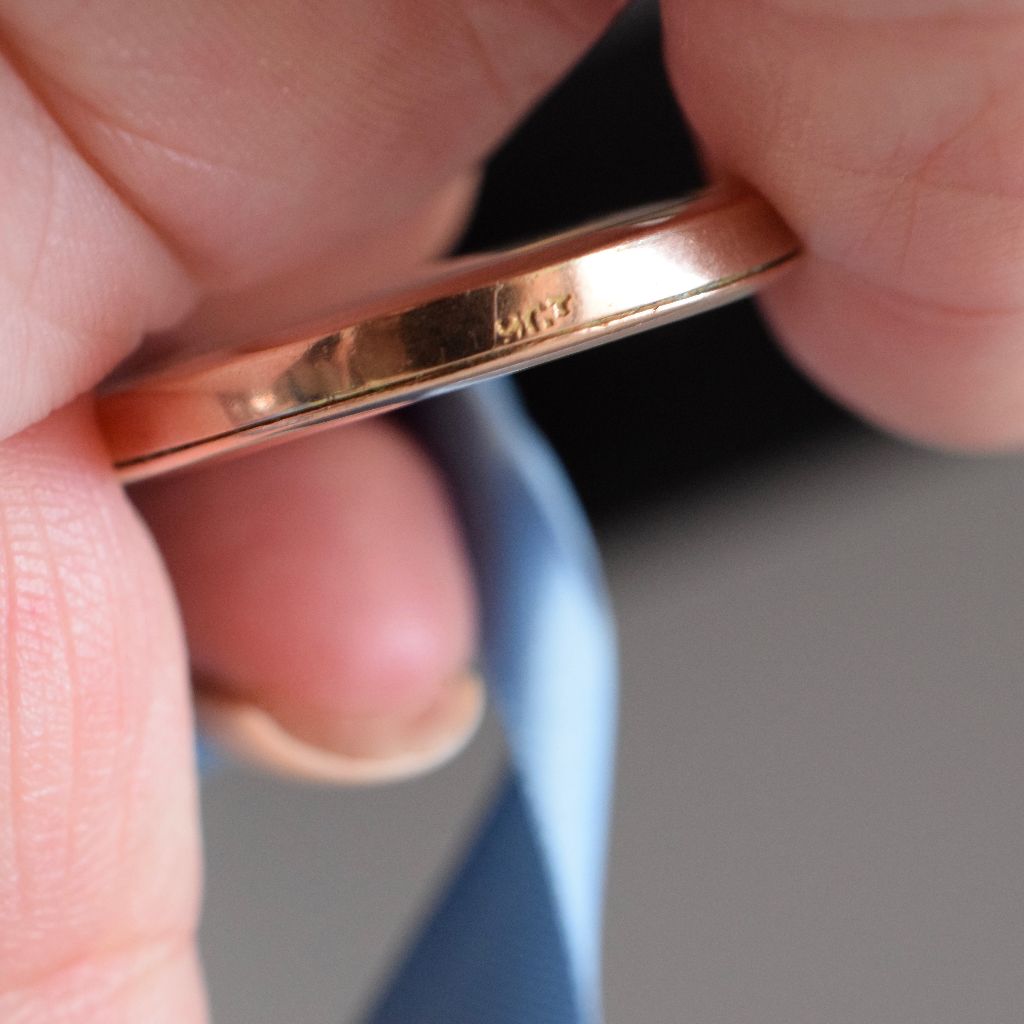 Charming Edwardian 9ct Rose Gold Picture Locket circa 1915