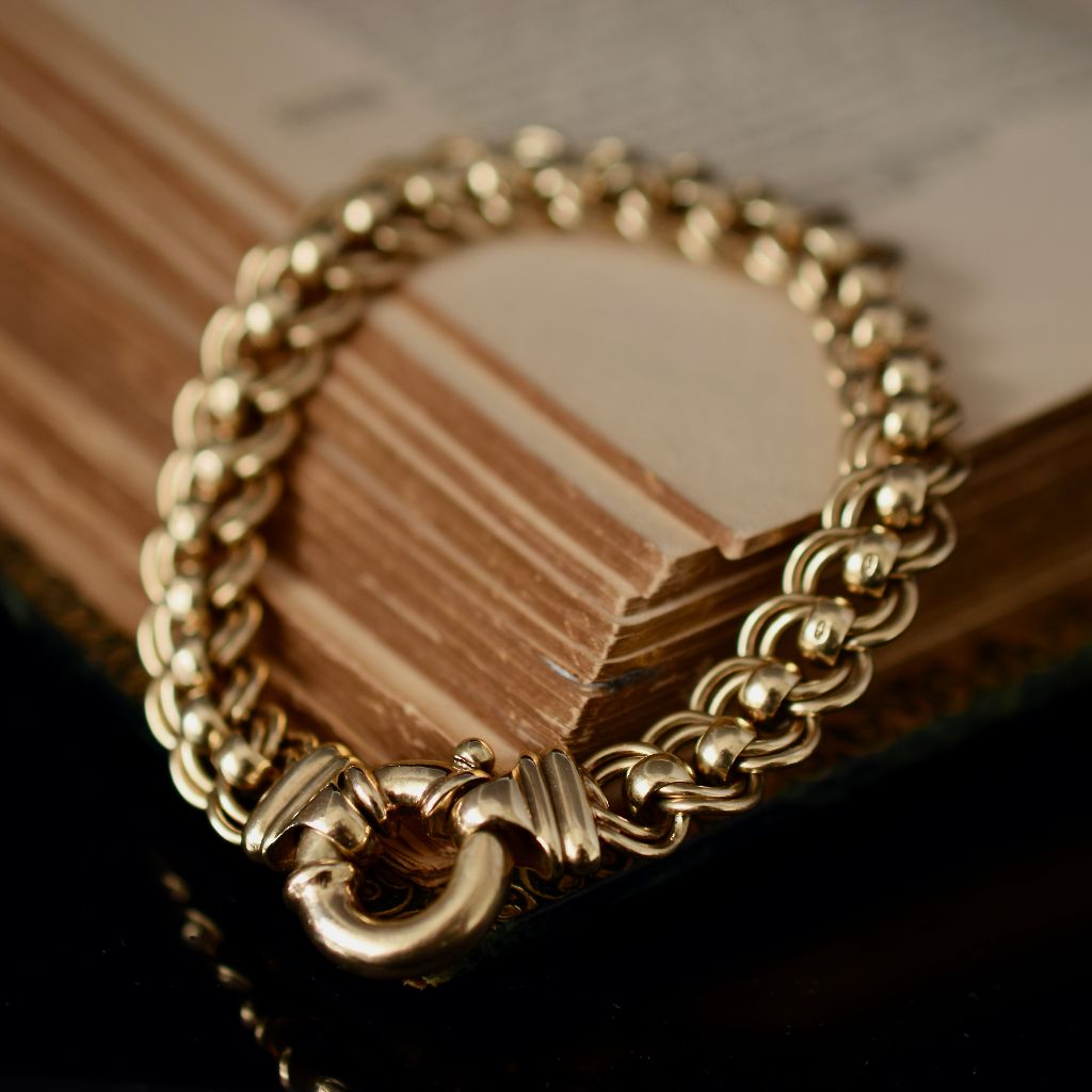 Heavy 9ct Yellow Gold ‘Rollo’ Bracelet 30 Grams