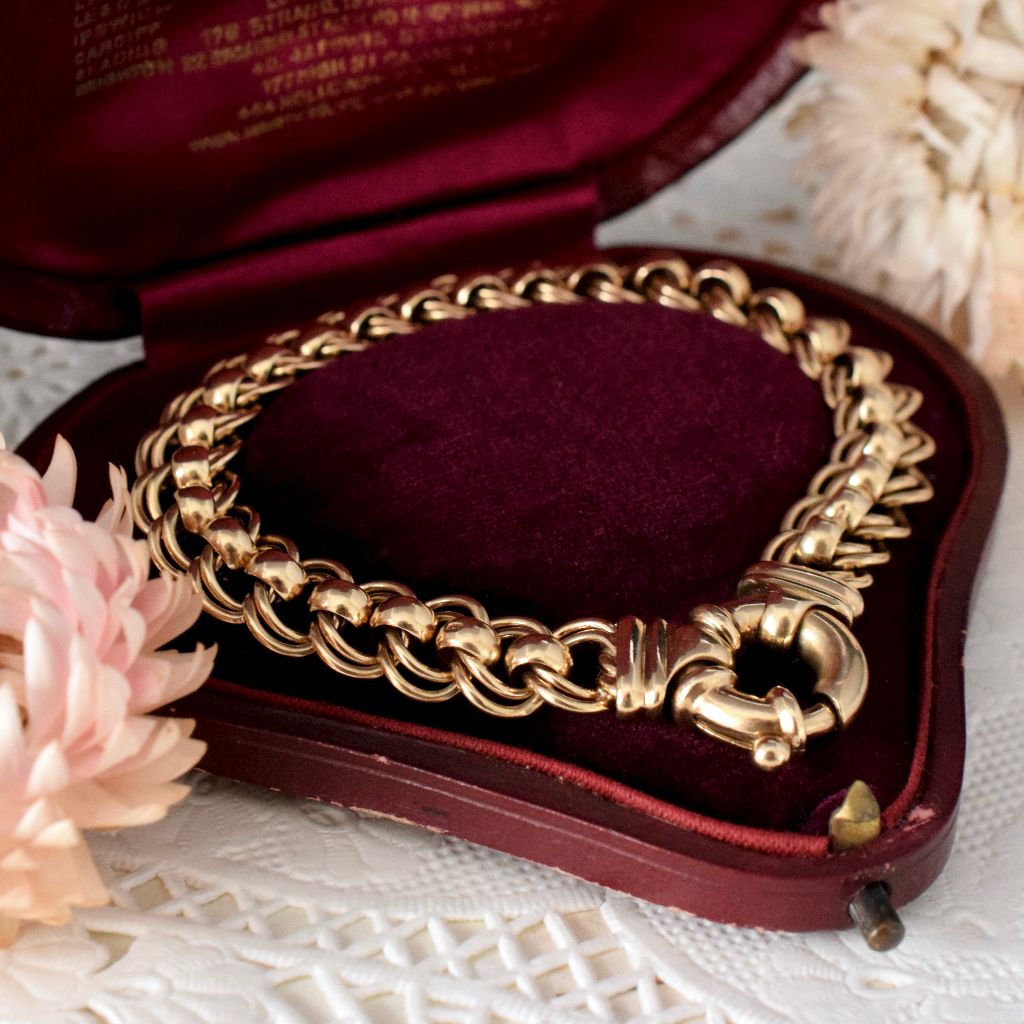Heavy 9ct Yellow Gold ‘Rollo’ Bracelet 30 Grams
