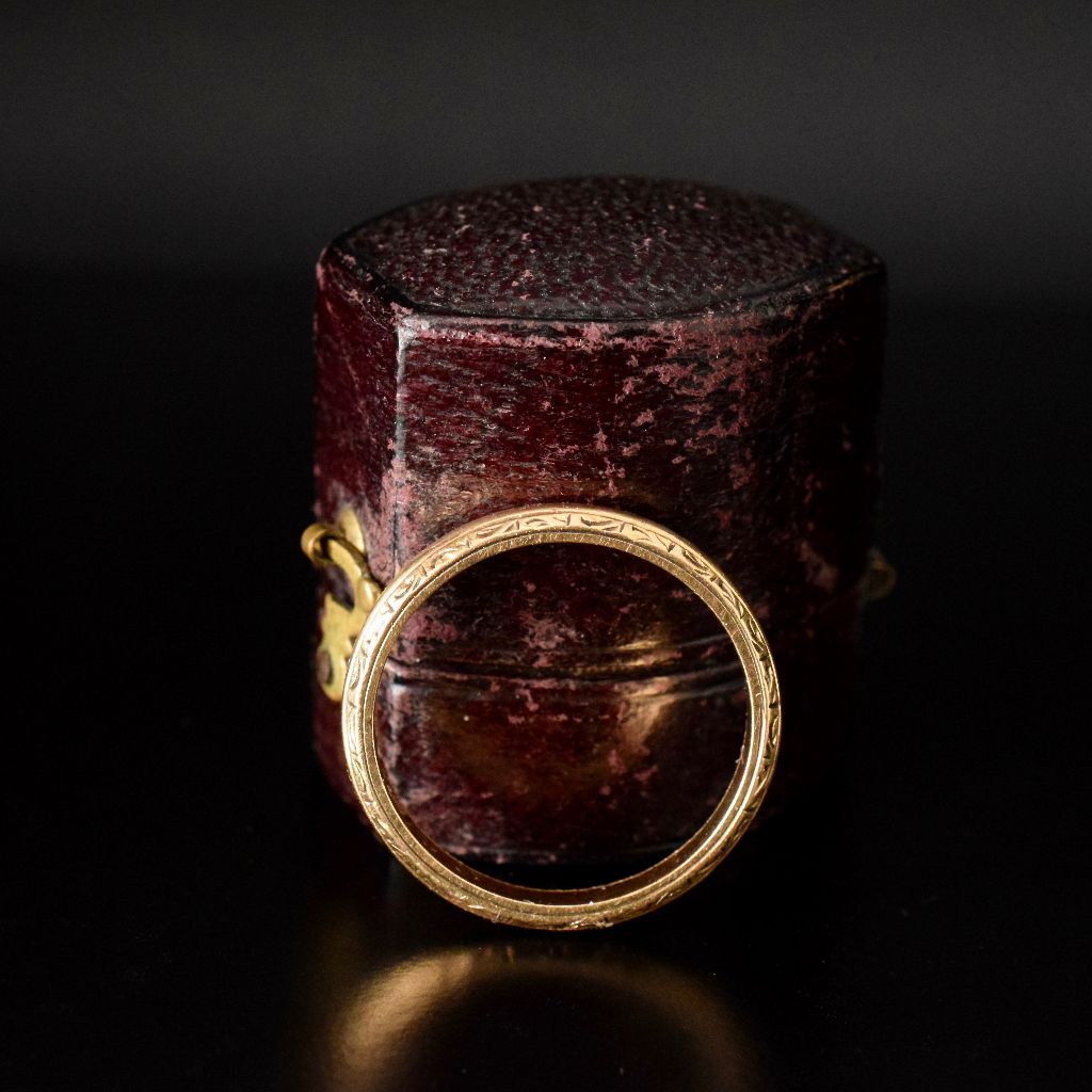Antique/Vintage Art Deco 18ct Yellow Gold Band by ‘Apex’