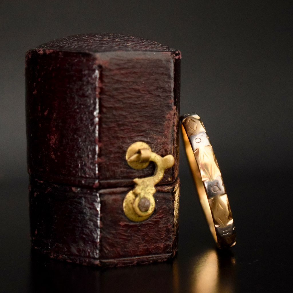 Antique/Vintage 18ct Yellow And White Gold ‘Cherry Blossom’ Ring