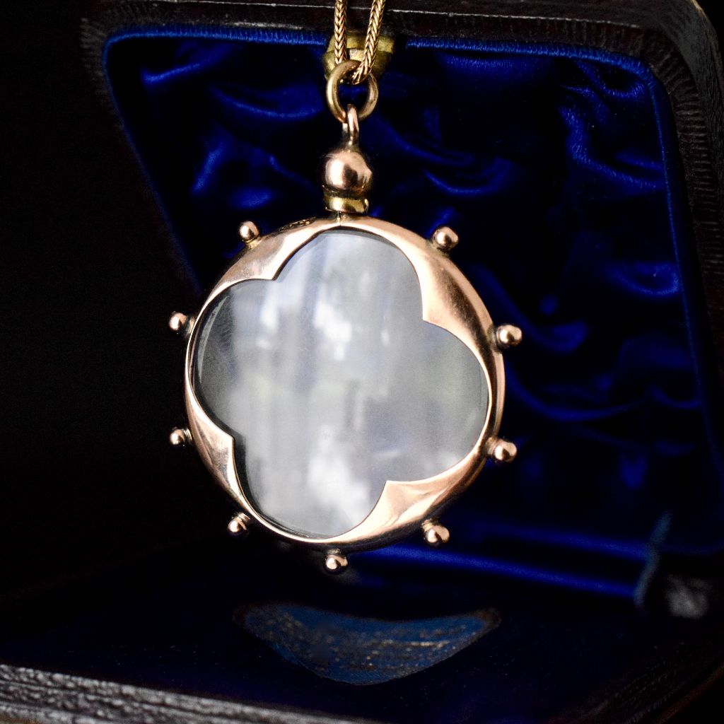 Antique Australian 9ct Rose Gold Photo Locket By Robert Robertson And Sons Circa 1900