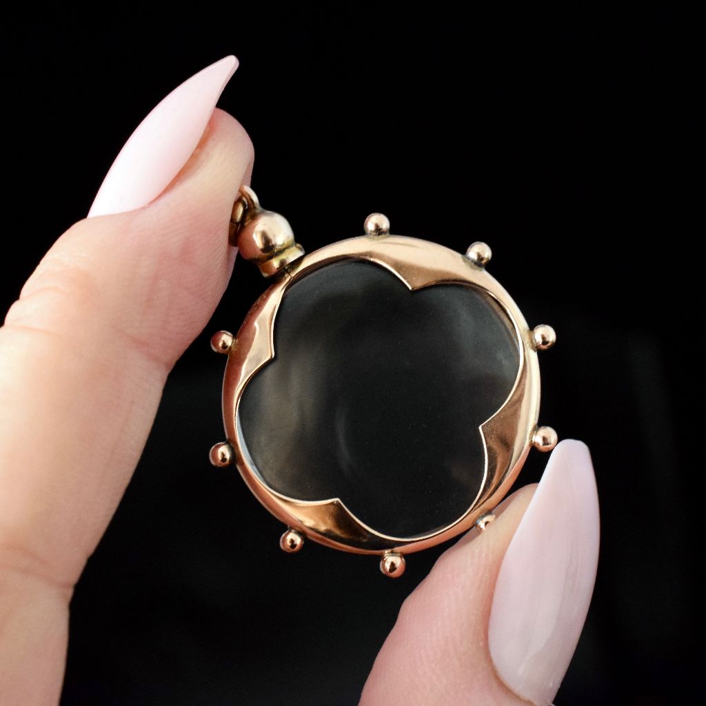 Antique Australian 9ct Rose Gold Photo Locket By Robert Robertson And Sons Circa 1900
