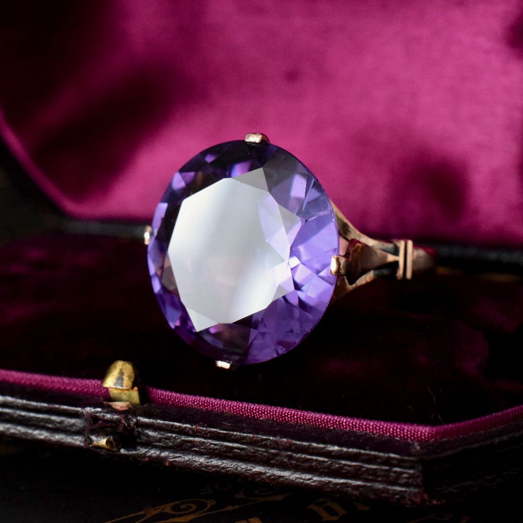 Vintage Large ‘Alexandrite’ Colour Change Sapphire Ring