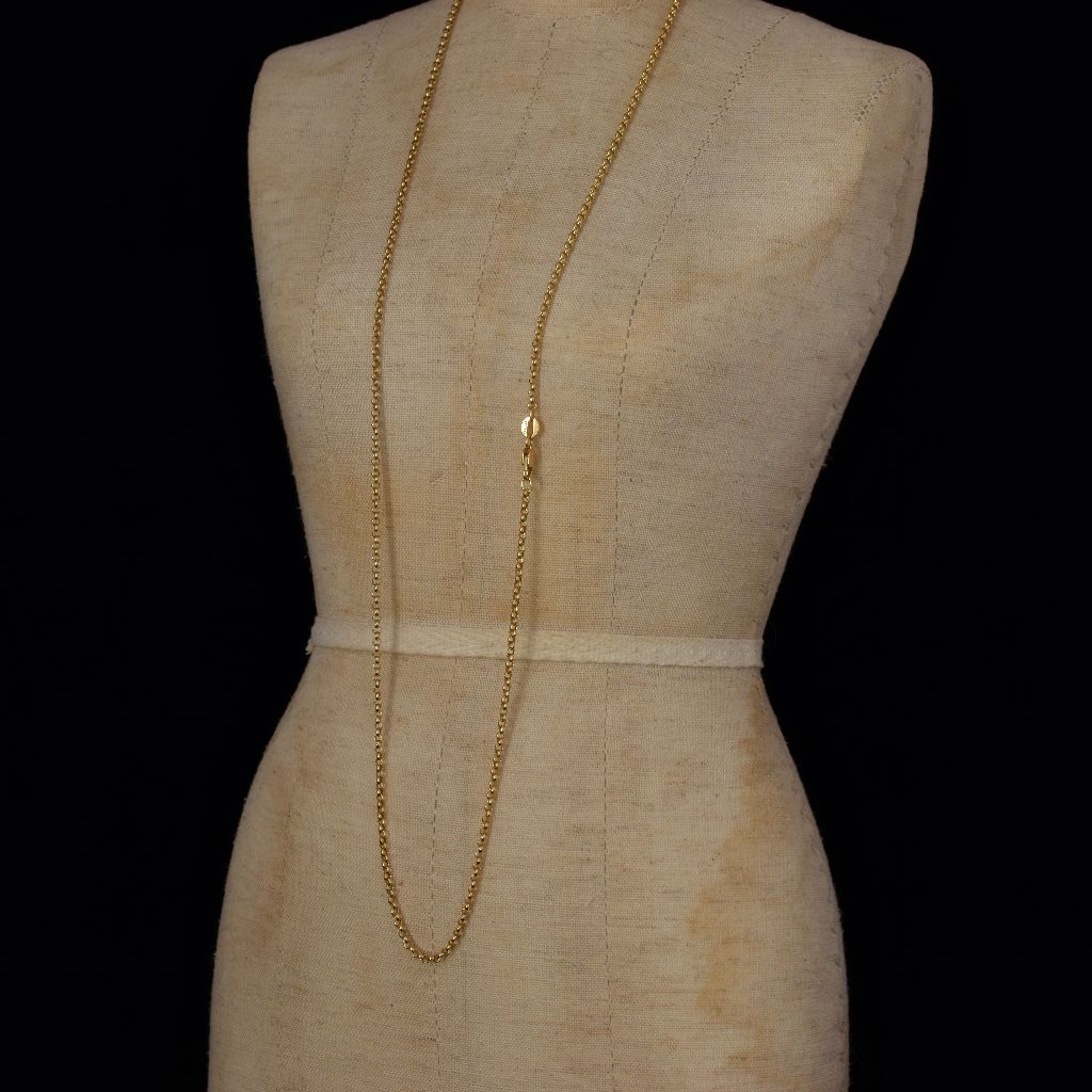 Modern/Vintage Italian 18ct Yellow Gold Belcher Chain 61cm 8.3 Grams