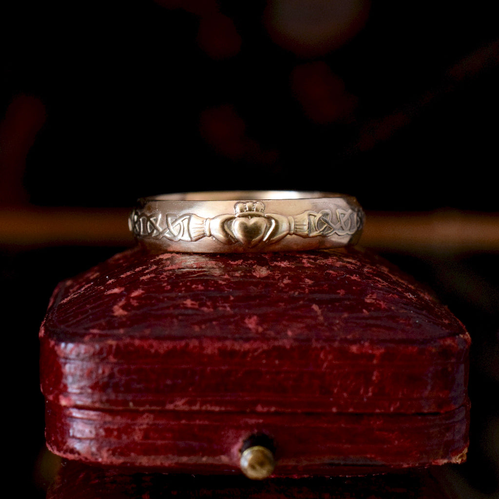 Irish 9ct Yellow Gold Claddagh Ring