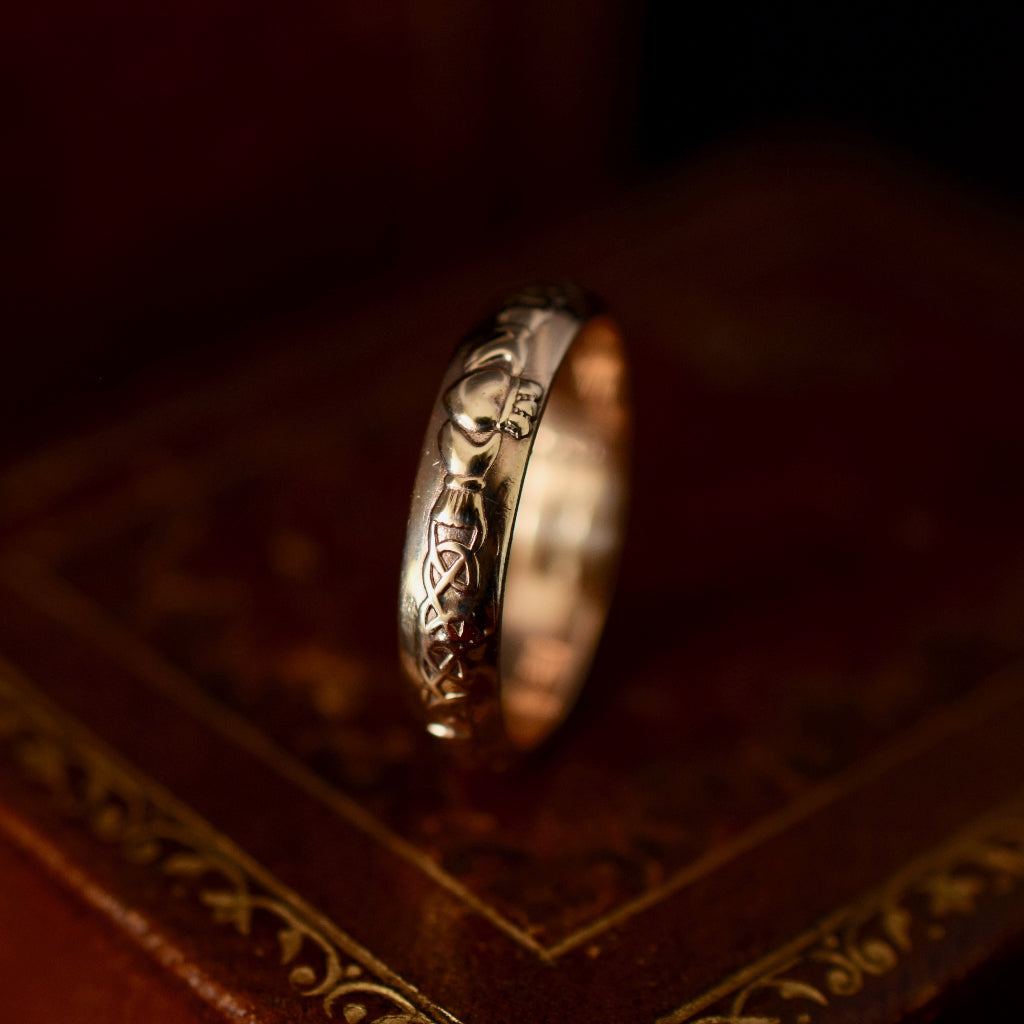 Irish 9ct Yellow Gold Claddagh Ring