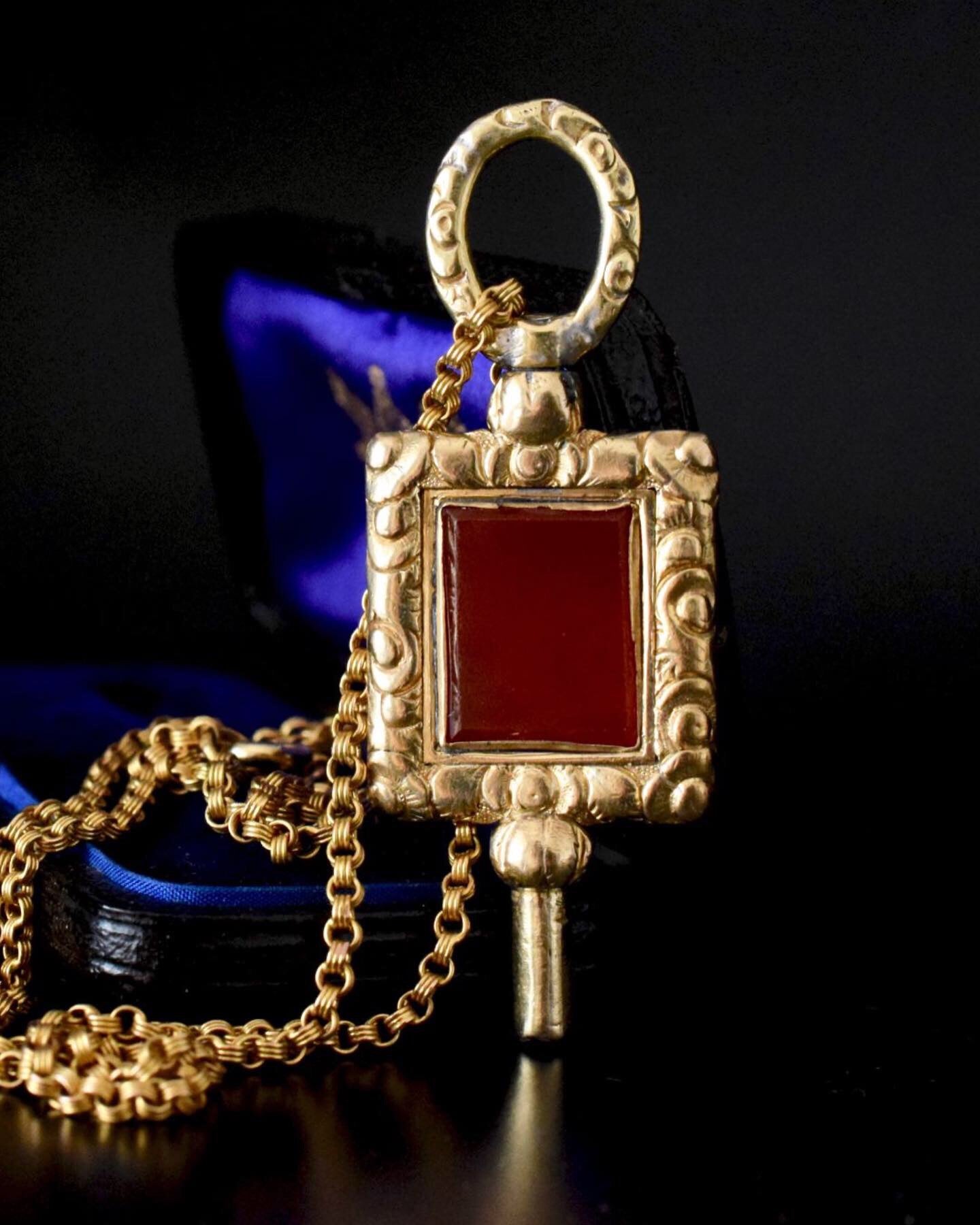 Georgian 15ct Gold ‘Cased’ Watch Key / Pendant Circa 1820