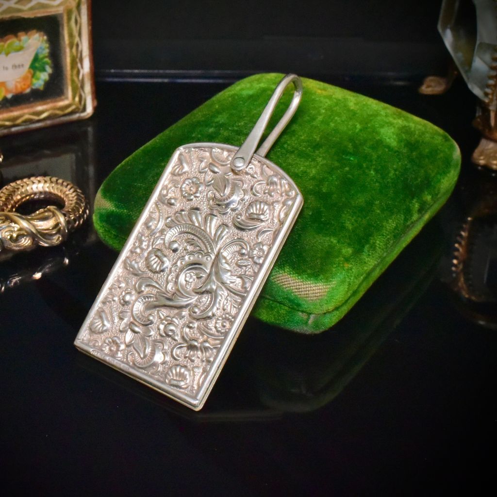 Antique Victorian Sterling Silver ‘Aide-Mémoire’ By Deakin And Francis - Birmingham Circa 1890’s