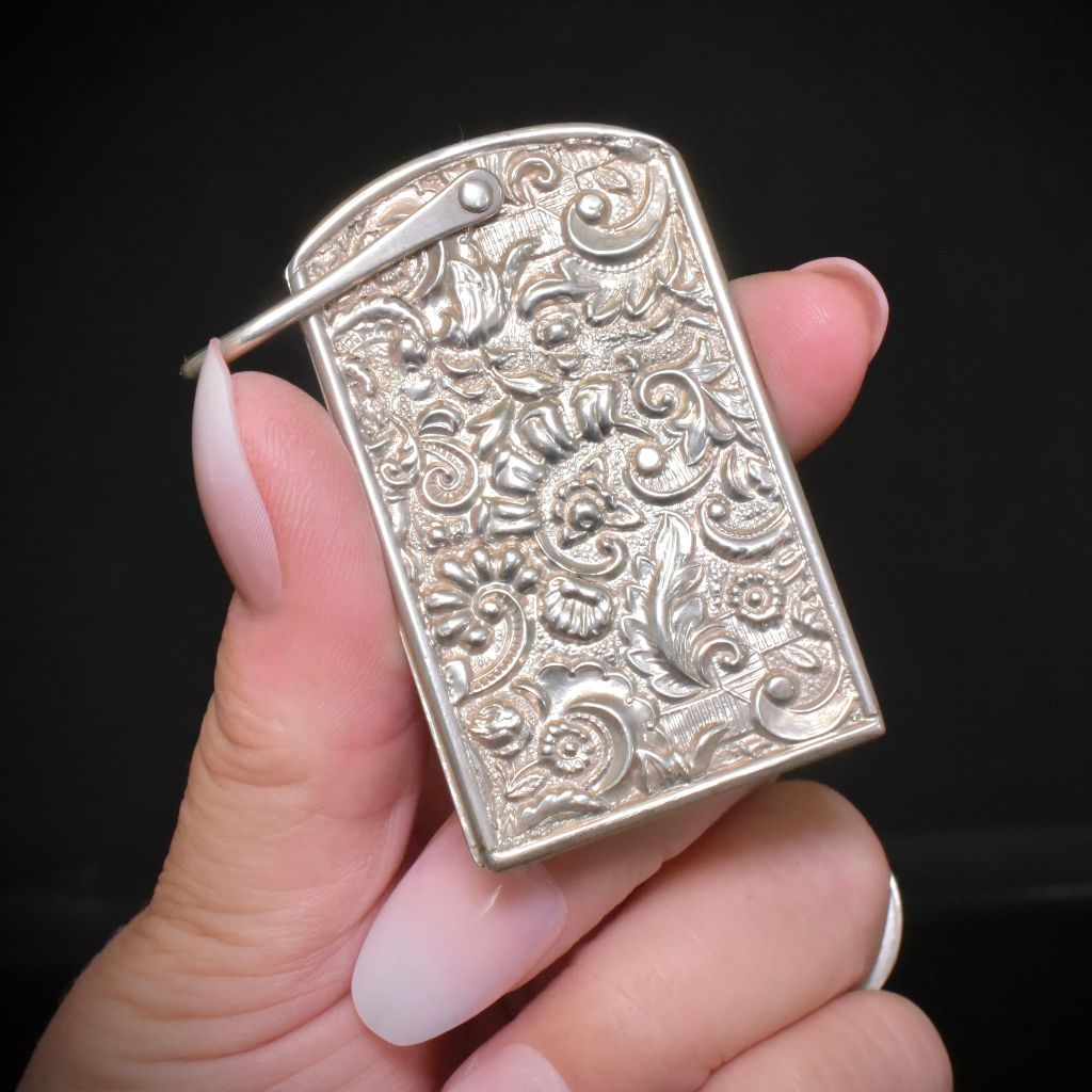 Antique Victorian Sterling Silver ‘Aide-Mémoire’ By Deakin And Francis - Birmingham Circa 1890’s