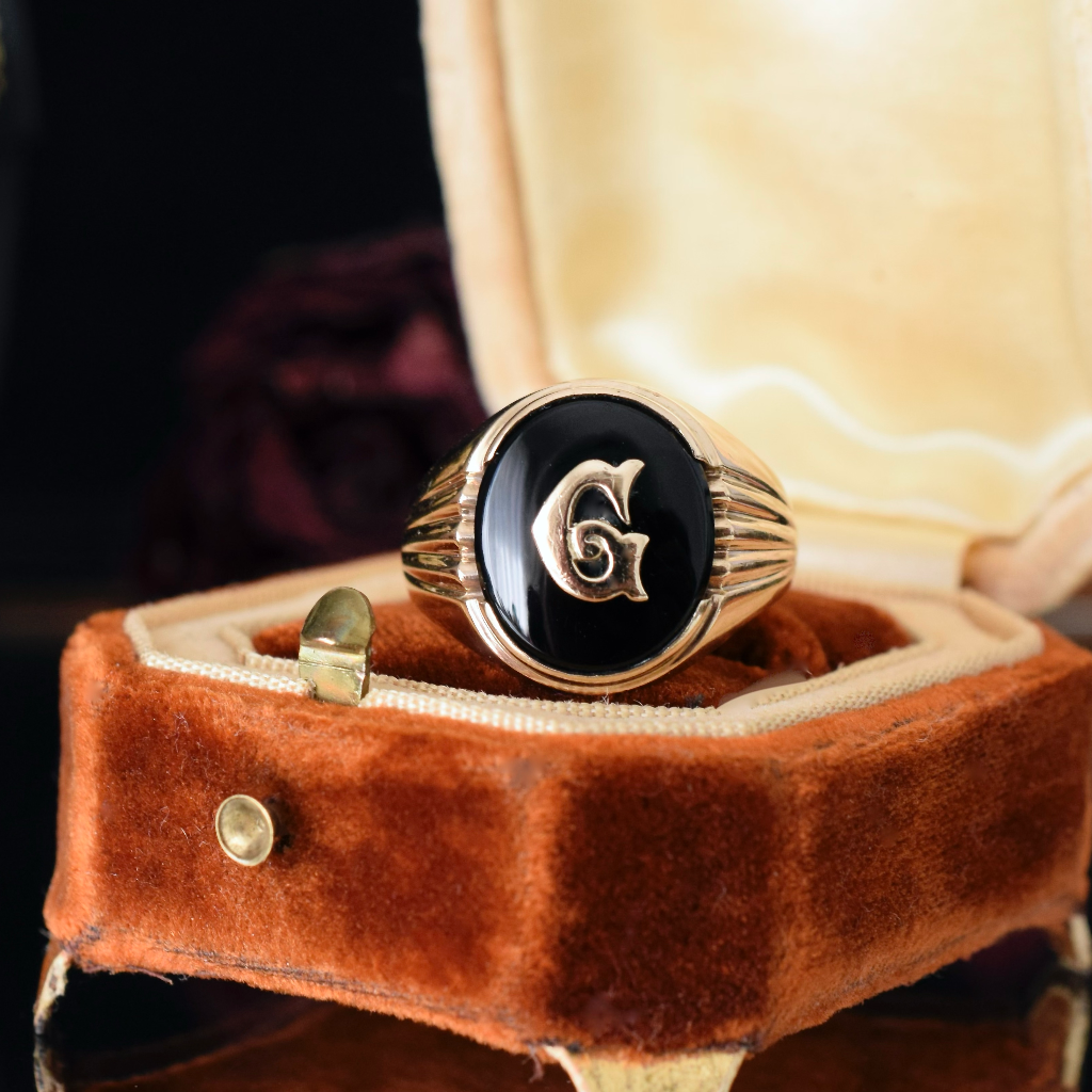 G sale signet ring