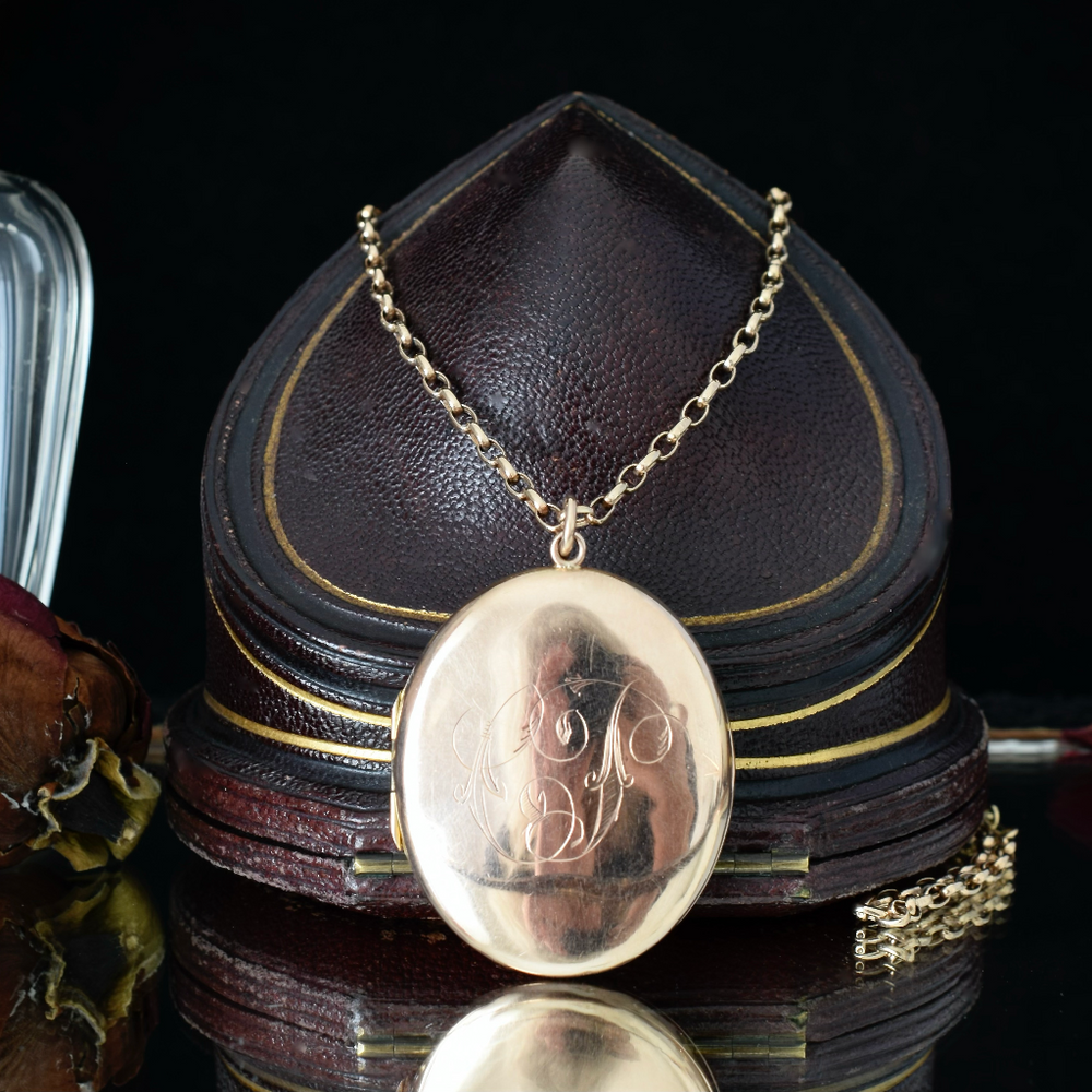Australian Locket Antique Australian 9ct Rose Gold Locket By Willis And Sons Circa 1915