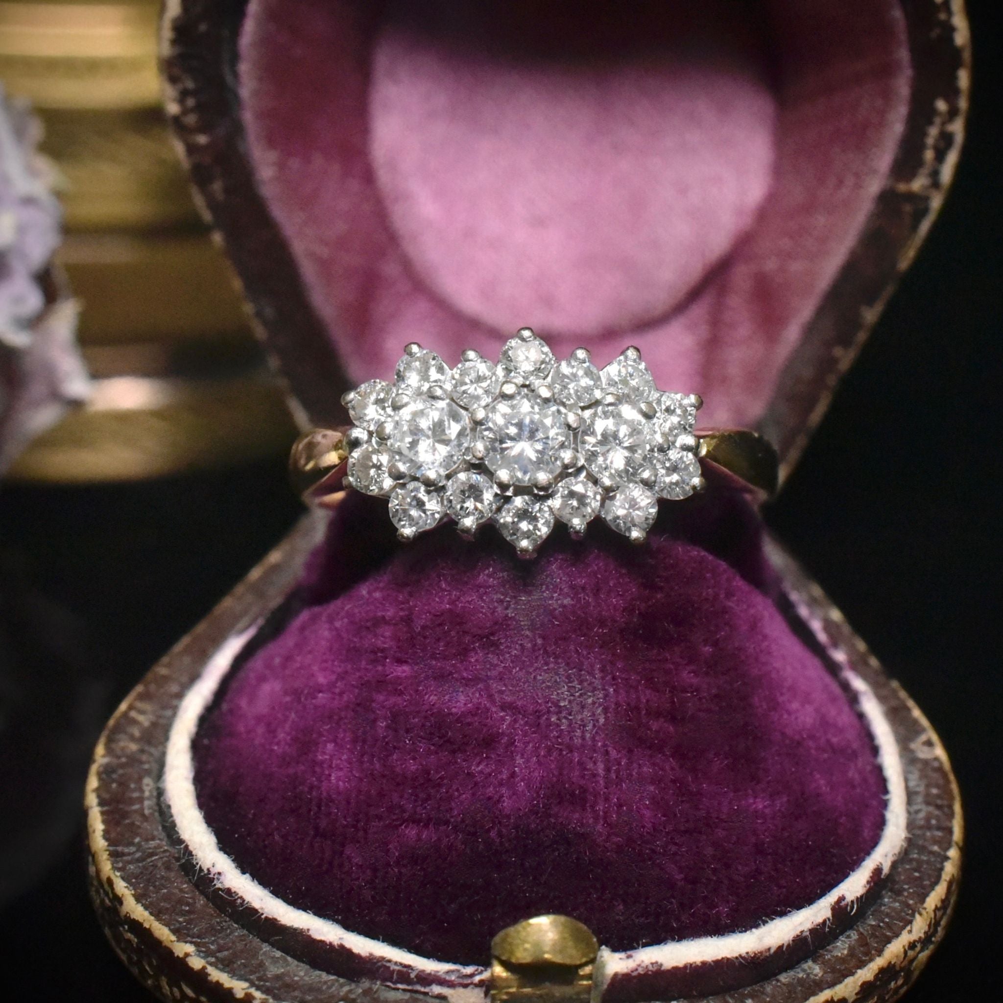 Superb 18ct Yellow Gold And Diamond Ring - Birmingham 1993