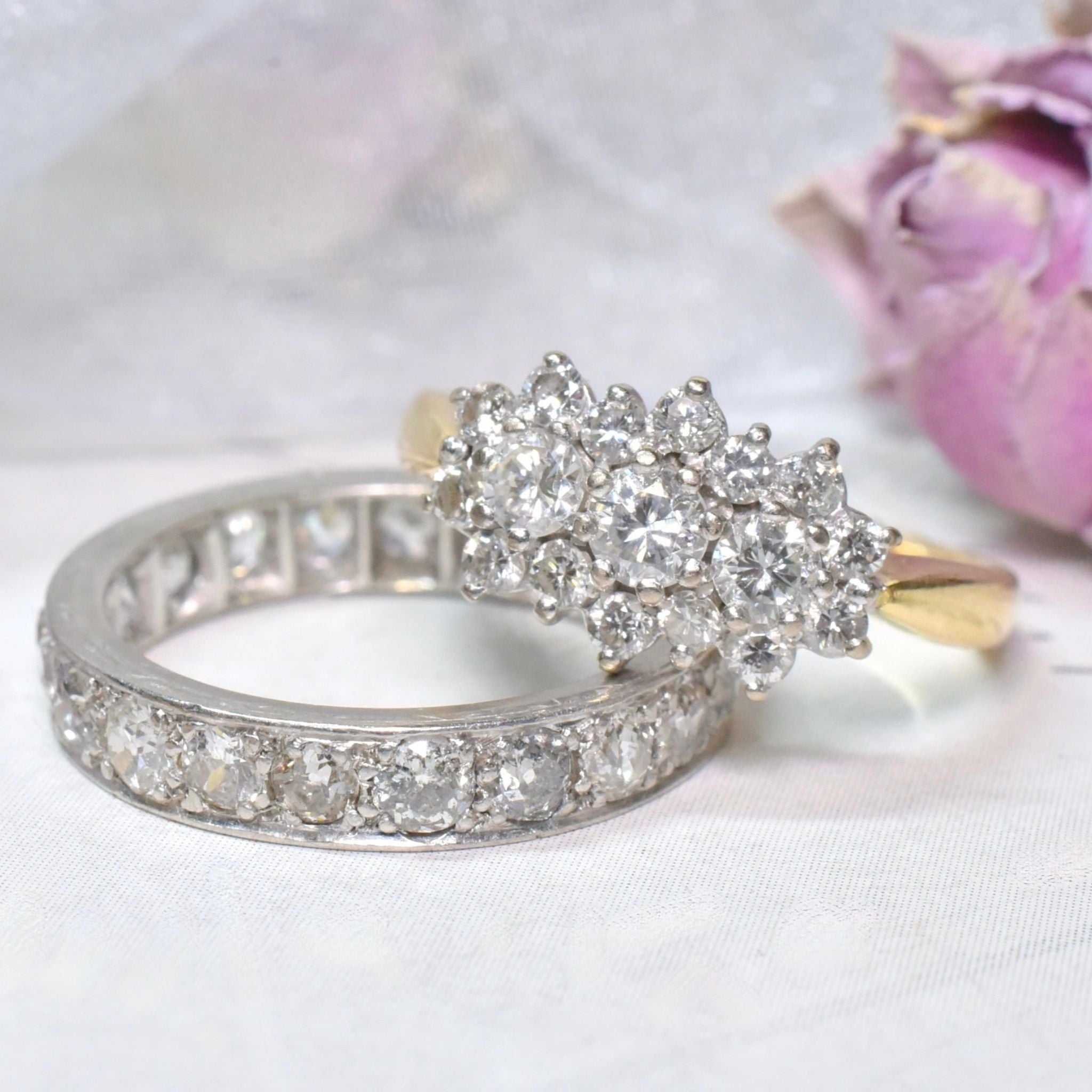 Superb 18ct Yellow Gold And Diamond Ring - Birmingham 1993