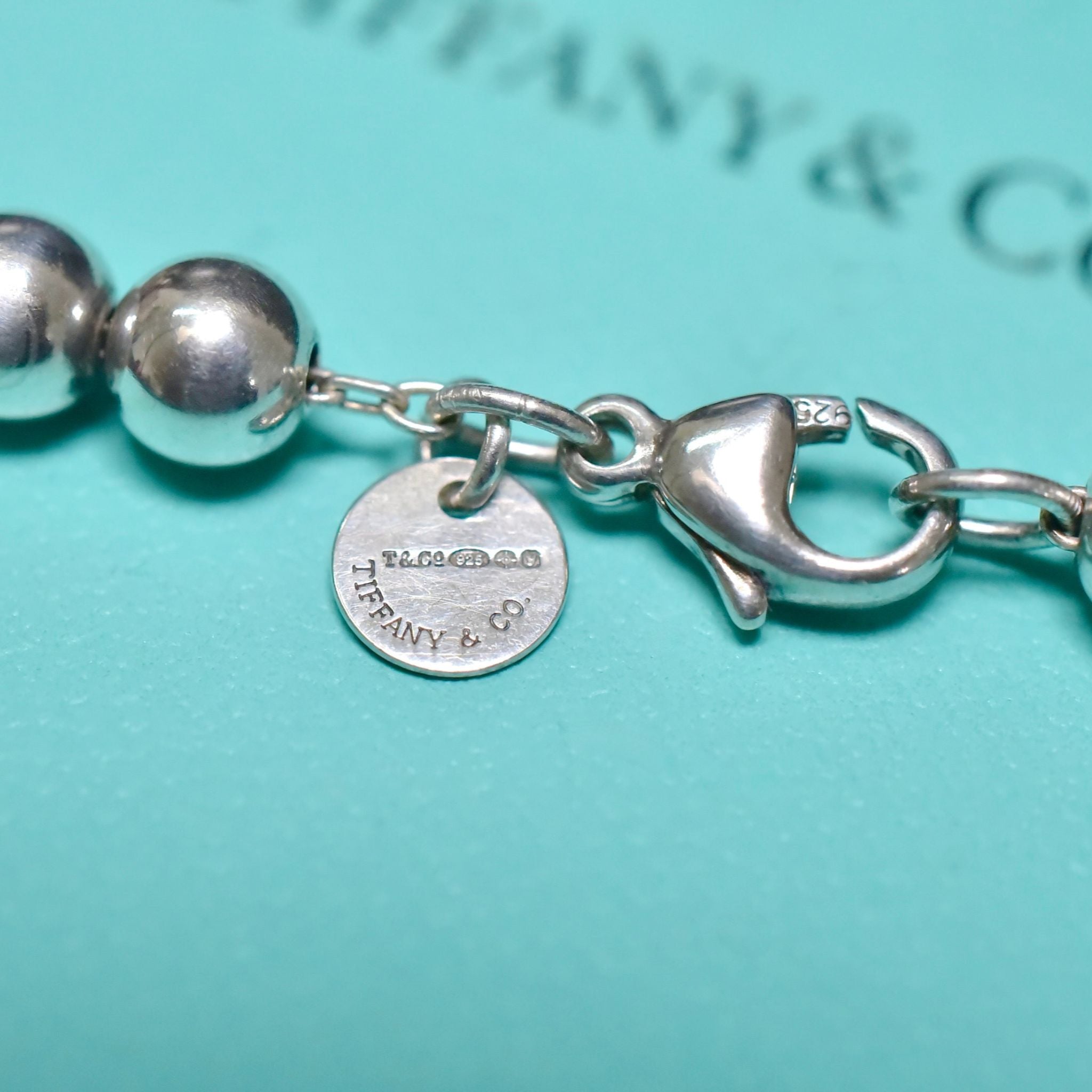 Stunning Tiffany & Co. Sterling Silver ‘Hardware Ball’ Necklace