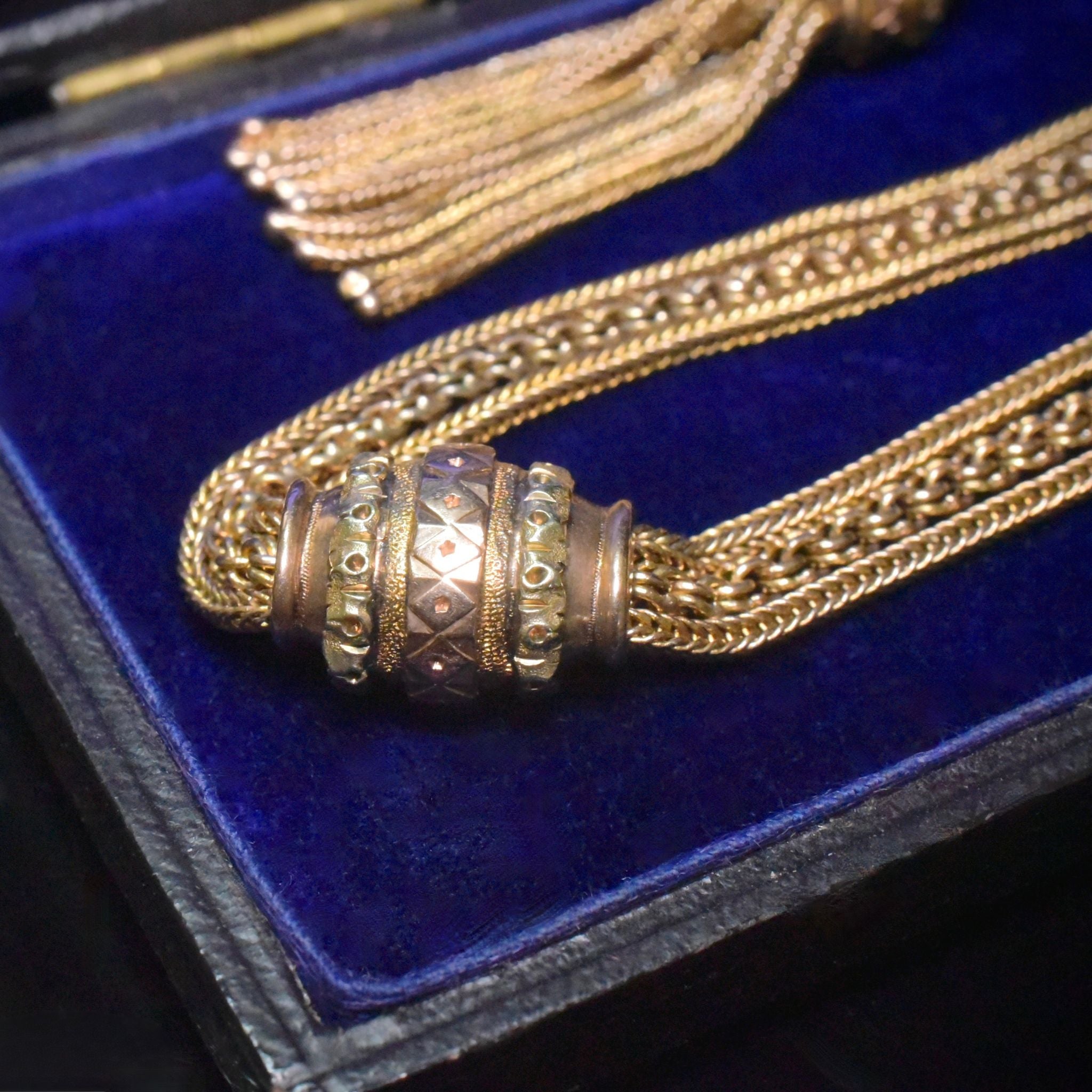 Fabulous Antique Victorian 15ct Bi-Colour Albertina