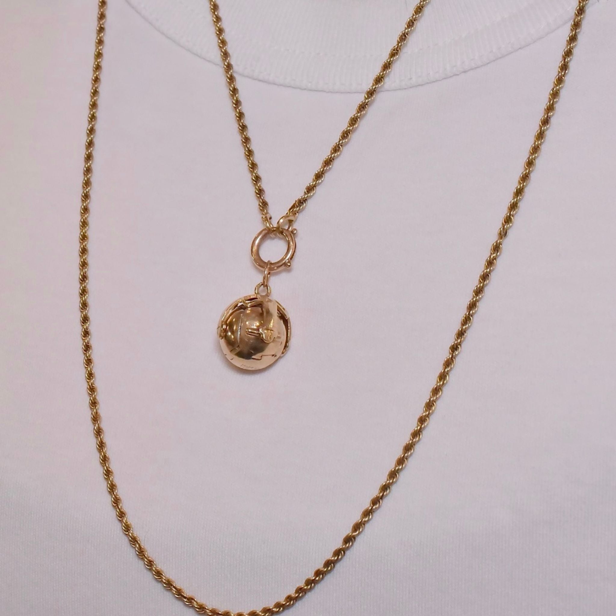 Antique Edwardian 9ct Yellow Gold (And Silver) Masonic Orb