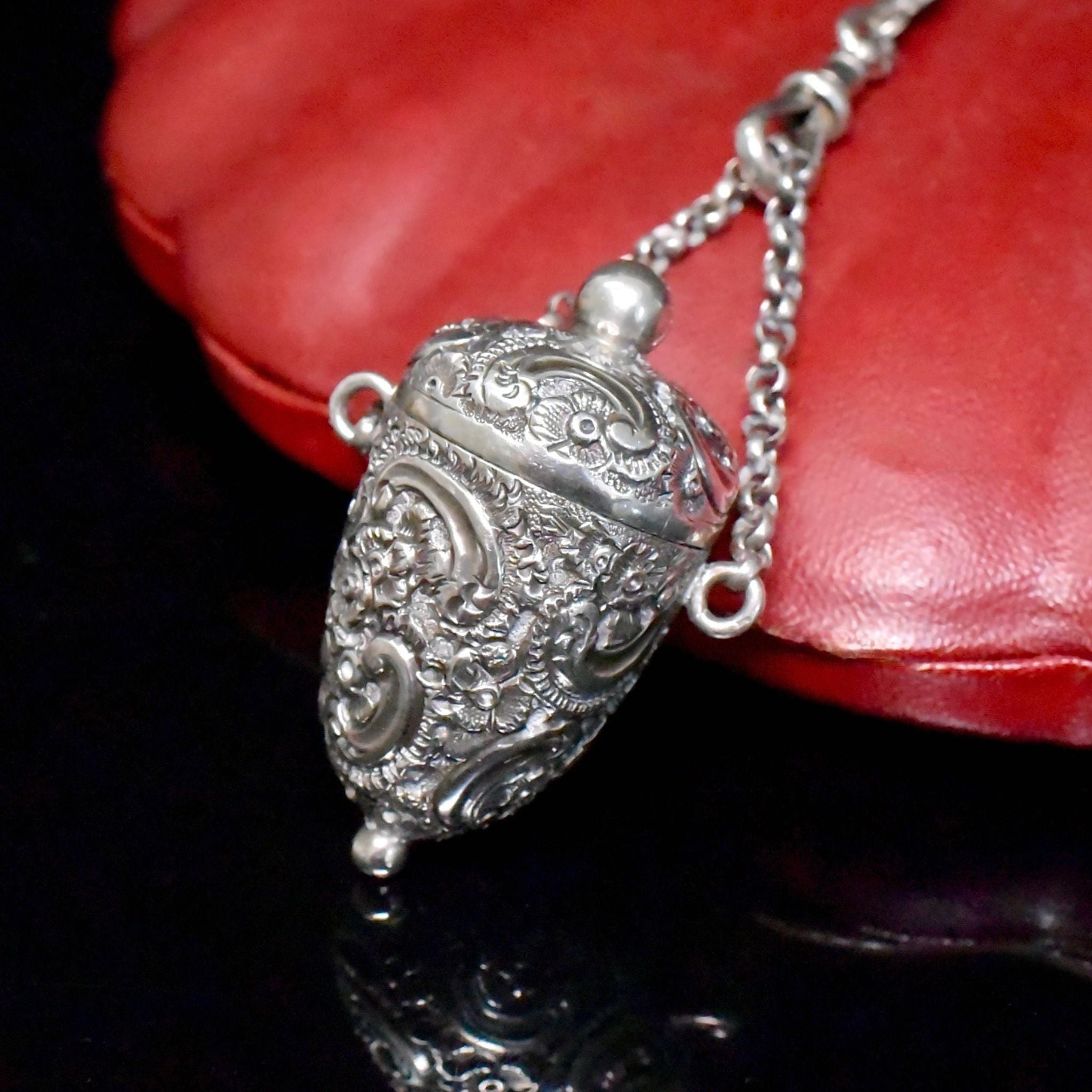 Fabulous Antique Victorian Sterling Silver Chatelaine - Circa 1890’s-1900’s