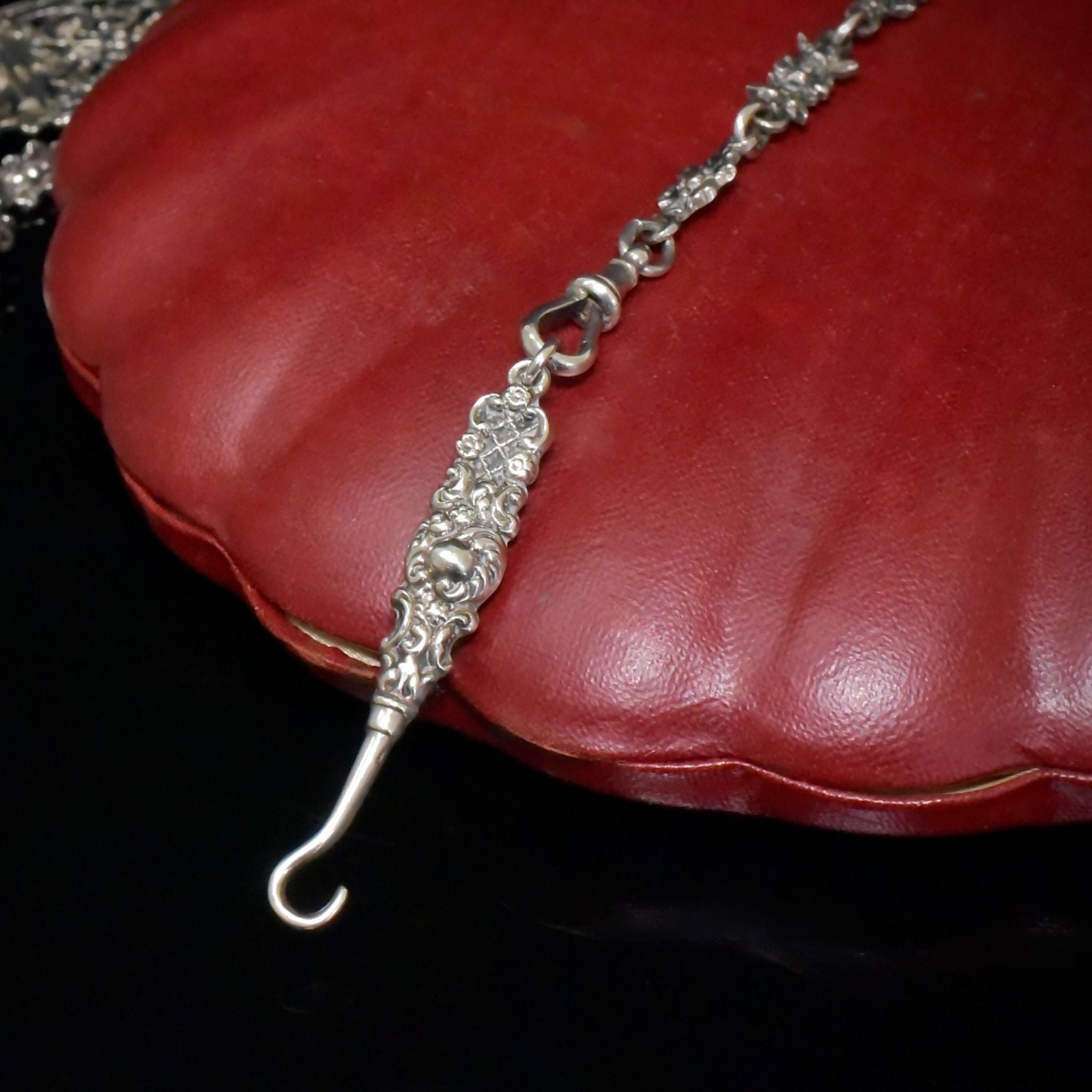 Fabulous Antique Victorian Sterling Silver Chatelaine - Circa 1890’s-1900’s