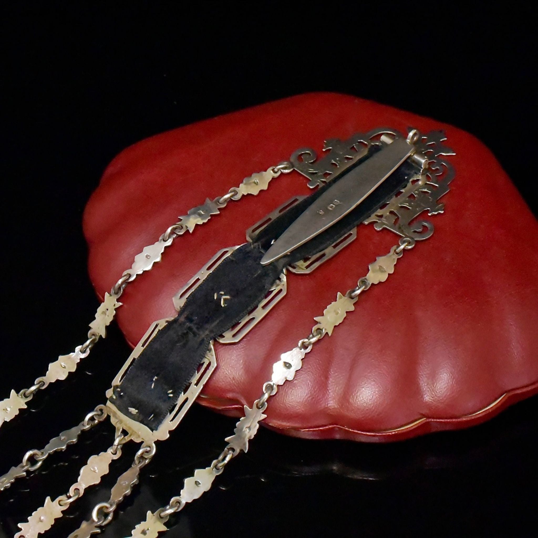 Fabulous Antique Victorian Sterling Silver Chatelaine - Circa 1890’s-1900’s