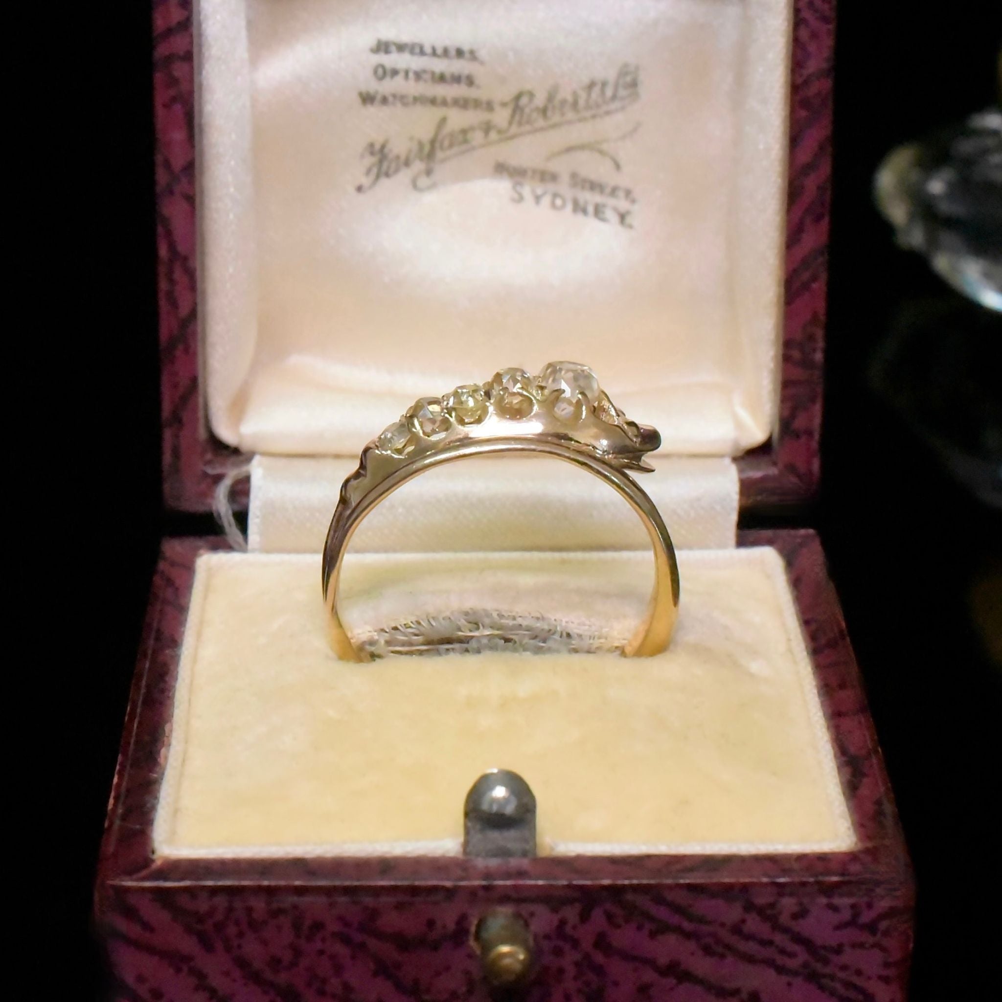 Antique Victorian Era 18ct Yellow Gold Old Mine-Cut ‘Serpent’ Ring Circa 1890-1900