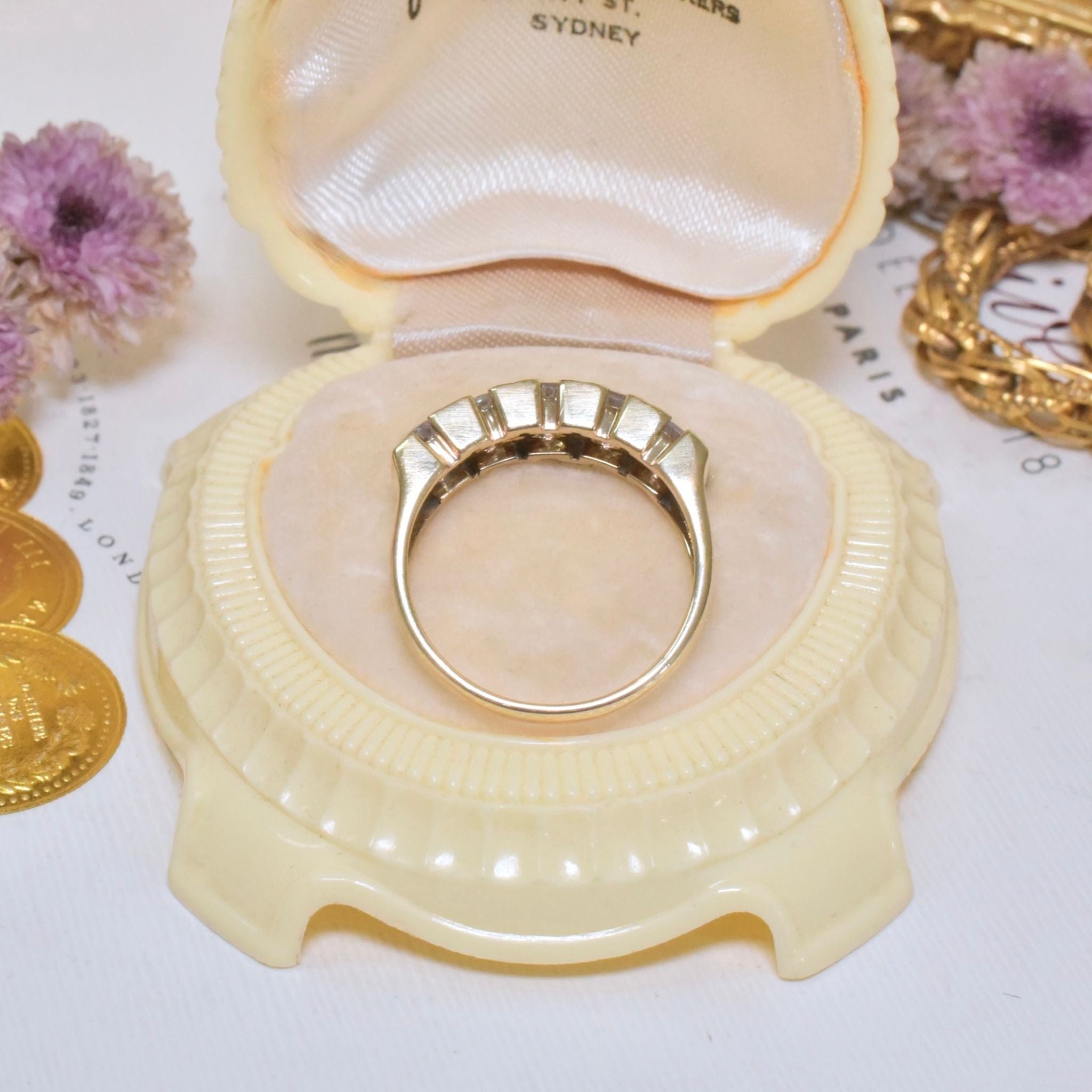 Fabulous 9ct Yellow Gold Morganite And Diamond Ring