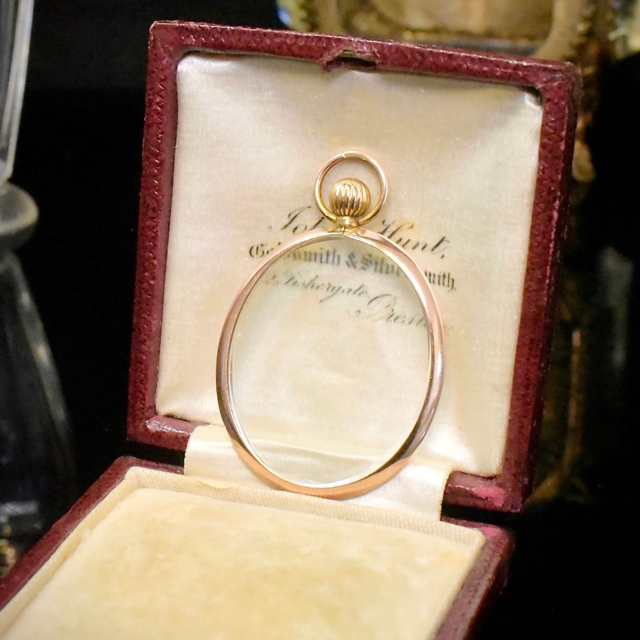 Antique Edwardian 9ct Rose Gold Double Sided Photo Locket - Able & Charnell, Birmingham 1906